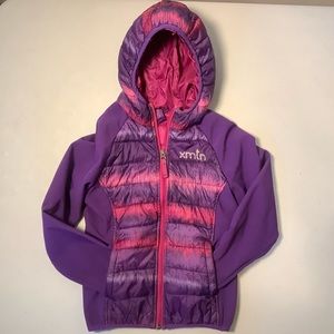 XMTN Shell hoodie girl small (6x) used